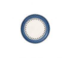 Villeroy & Boch Casale Blu Assiette Ã pain, 16 cm, Porcelaine Premium, Blanc/Bleu