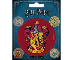 Lotmusic Wizarding World Harry Potter-gryffindor Vinyle autocollant, Multicolore, 10Â x 12.5Â cm