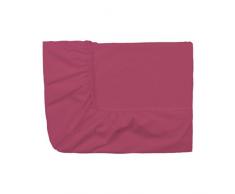 Essix - Drap Housse Royal Line Percale de Coton Pétunia 160 x 220 cm