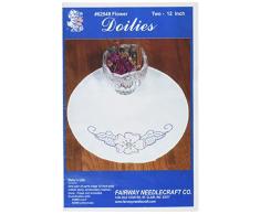 Fairway Parcours 30,5Â cm rond Motif floral PoinÃ§on Napperon