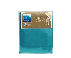 Nuit des Vosges Cotoval Drap de Lit Coton Canard 240 x 310 cm