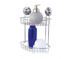 GELCO 707482 Etagère dAngle, Chrome, 20 x 20 x 31 cm