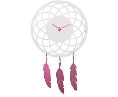 NeXtime 3114wi Dreamcatcher Horloge Bois Blanc 41 x 24 x 3,6 cm