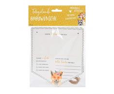 Goldbuch Guirlande de Photos en Papier avec 12 fanions et Ficelle Blanc 2 m