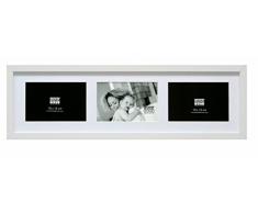 Deknudt Frames S66KC6 Cadre Photo pour 3 Photos Horizontal Blanc 15 x 20 cm