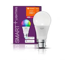 LEDVANCE Smart+ Ampoule LED Connectée | Culot B22 | Forme Standard | Dimmable | 16 Millions de couleurs | 10W (équivalent 60W) | Compatible avec Amazon Echo Plus, Echo Show et passerelle Philips HUE