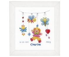 Vervaco, Kit Point De Croix ComptÃ©, Toise Plaisir de Clown, Multi-Couleurs