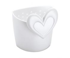 Koziol 3237525 Passoire Ã thÃ©, Plastique, Blanc Opaque, 6,5 x 6,7 x 7,8 cm