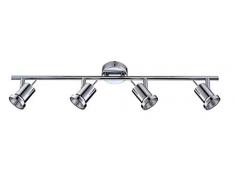 Wofi 750304010000 Hoorn Spot 4 LEDs 5 W Chrome 63 x 14 cm