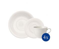 like. by Villeroy & Boch - Colour Loop Natural service Ã cafÃ© 12 piÃ¨ces, ensemble de vaisselle en porcelaine premium pour 4 personnes, blanc, adaptÃ© au lave-vaisselle