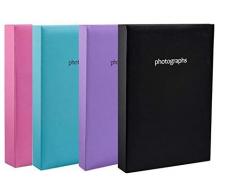 Arpan slip in case memo Album photo 300 tient pour 4x6-Pastel violet