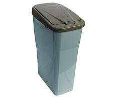 M-Home | EcoBin 25L Gris/Taupe | Poubelle de Tri | Connect Ready