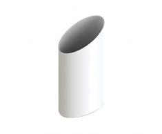 Cooee Design Vase Céramique Blanc L : 13 L : 7 H : 22 cm