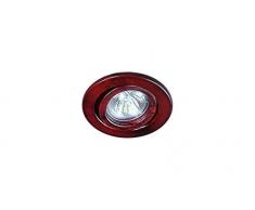 Aimur 10029R9R035 Spot Oscillant Racine Rouge+GU10 Led Sharp 5W 5000K