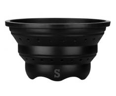 Premier Housewares 0805345 Passoire Pliable Silicone Noir