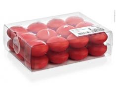 Wiedemann Bougies flottantes, cire, rouge, 2,5 x 4 cm