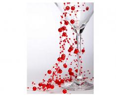 GREEN CLUB Guirlande en Perles Vertes et Rouges, 2Â m