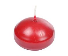 HOMEA 6BGD009RF Lot de 10 Bougies Flottantes Paraffine Rose 8 x 8 x 13,5 cm