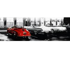 1art1 54685 Voitures Poster de Porte Rosie Diner 158 x 53 cm
