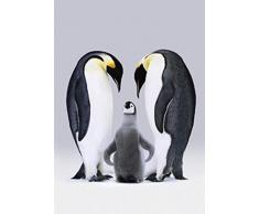 1art1 Pingouins Poster - Manchots Empereurs (91 x 61 cm)