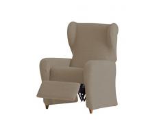 Eysa Dorian bi-élastique Relax Housse de Fauteuil Couleur 11-Beige, Chenille, 37x9x29 cm