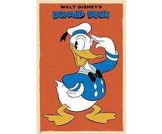 Erik Poster Disney Donald Duck, Multicolore, 91, 5x61cm