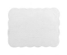 Thedecofactory 500351 Set de Table, Coton, Blanc, 35 x 50 x 3 cm