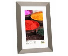 Deknudt Frames S42PD1 Cadre Photo Large Résine Argent 20 x 28 cm