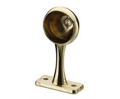 William Hopkins 19 mm plaqué en laiton Taille S Paire de penderie et support