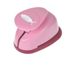 Efco Poisson Perforatrice Taille M, Rose, 7,5 x 5 cm