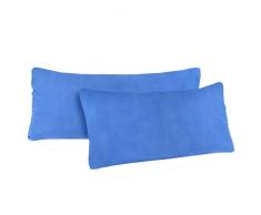 NatureMark Lot de 2Â Taie doreiller en Jersey Taille 40Â x 145Â cm pour Coussin de positionnement latÃ©ral taies doreiller en 14Â Couleurs, 100% Coton (Bleu Royal)