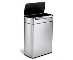 Simplehuman Poubelle Tactile de Cuisine de Recyclage