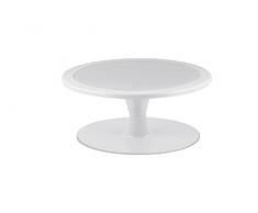 silikomart 72.361.87.0065 Hula UP Small White Presentoir A GATEAUX, Plastique, Blanc, 24 cm