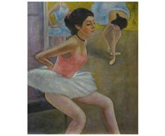 Legendarte - Tableau, Peinture à lhuile - Danseuse Fière - cm. 50x60