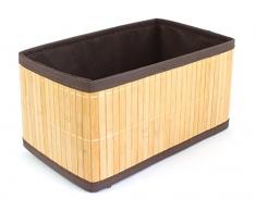 GELCO Design Papangue Boite de Rangement, Bambou, Naturel, 26 x 15 x 13.5 cm