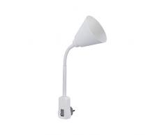 Paulmann Junus Lampe Ã fiche secteur Avec bras flexible Lampe enfichable Blanc.