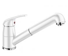 BLANCO daras Robinet de cuisine chrome, haute pression, Blanc, 517735