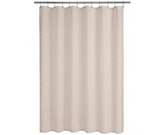 AmazonBasics Rideau de douche en polyester Bowery Gris tempÃªte 183 x 183 cm