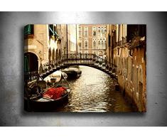 Bonamaison Peinture sur toile, multicolore, 50 x 70 cm - ConÃ§u et fabriquÃ© en Turquie