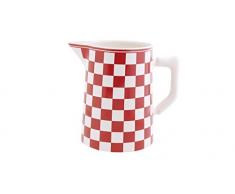 Depot dargonne Pichet Motif Damier Rouge 1 l