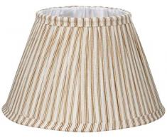 Better & Best 0213259Â âÂ Ã©cran de lampe de soie, table Ã©troite, de 25Â cm, avec rayures rouges