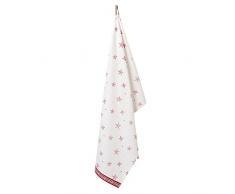 Clayre & Eef BOW42 Torchon de Cuisine 100% Coton Rouge/Blanc 50 x 85 cm