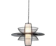 Kare Design Cappello Opposto Suspension moderne Noir 58,5 x 80 x 80 cm