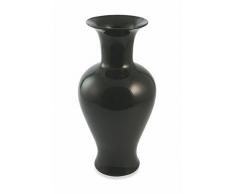 Villa dEste Home Tivoli Deco Vase amphore, céramique, Noir, 17 x 17 x 46 cm