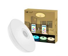 Lighting EVER 1500018 Plafonnier LED, Blanc