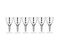Kitchen Craft Barcraft Grands Verres Ã vin en Polycarbonate, 420Â ML (0,4Â l) (Lot de 6), Clair, Lot de 6