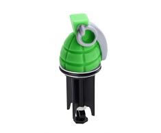 Wenko 21762100 Bouchon de Lavabo Pluggy 3D Bomb