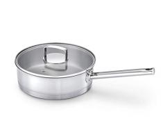 Kitchen Fun by Beka 13815244 Sauteuse, Acier Inoxydable, Gris, 24 cm