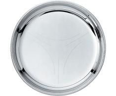 Alessi 800/10 Mercurio dessous de Verre en Acier SatinÃ© Ã Bord Brillant, Set de 6 PiÃ¨ces