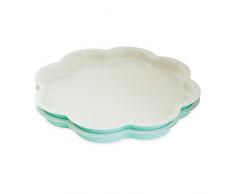 NordicWare Nordic Ware Moule Celebration Layers Cake, Aluminium, Blanc, 23,8 x 23,8 x 3,5 cm, 1 unités